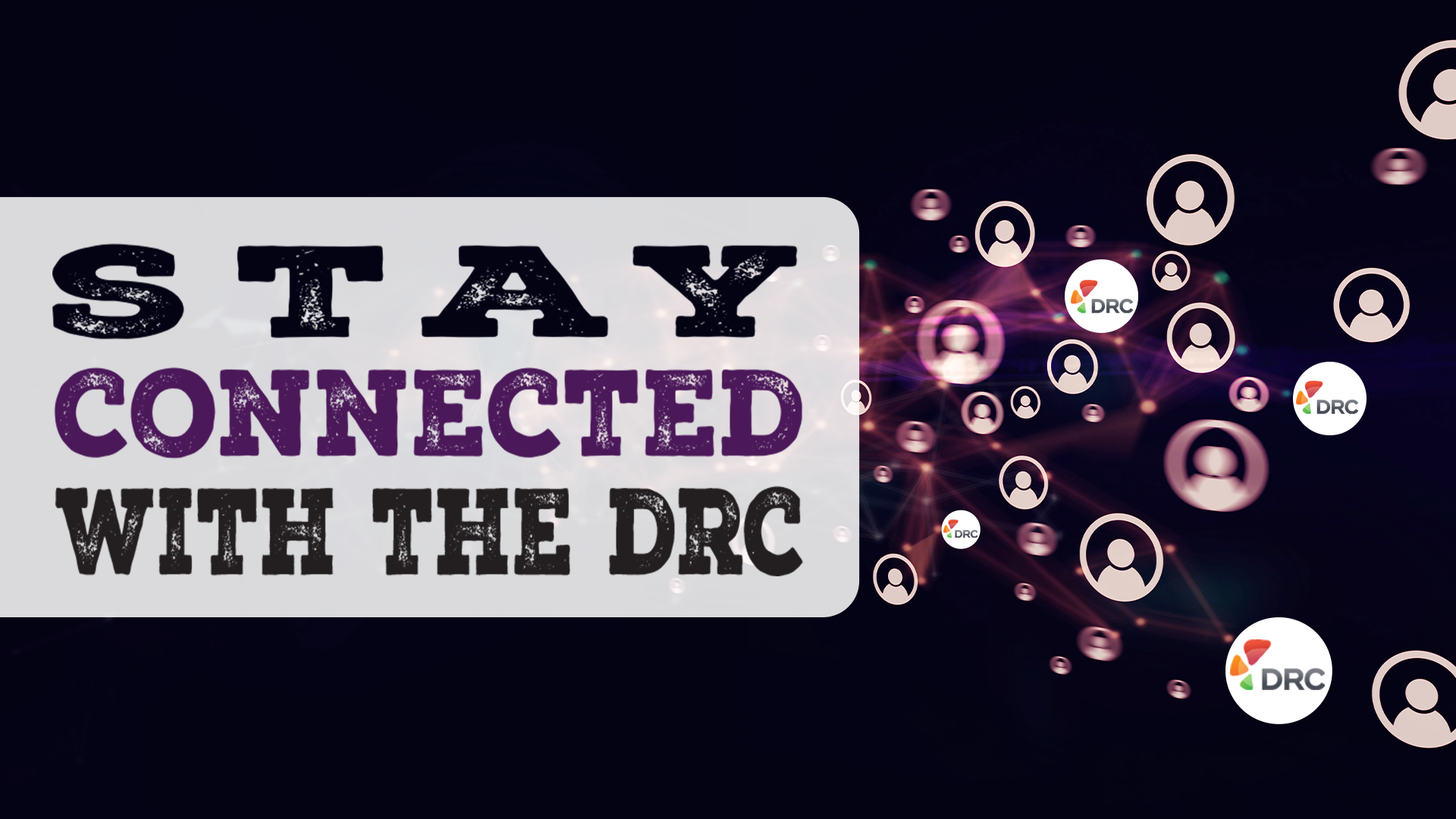 Stay connected with the DRC through Social Media.